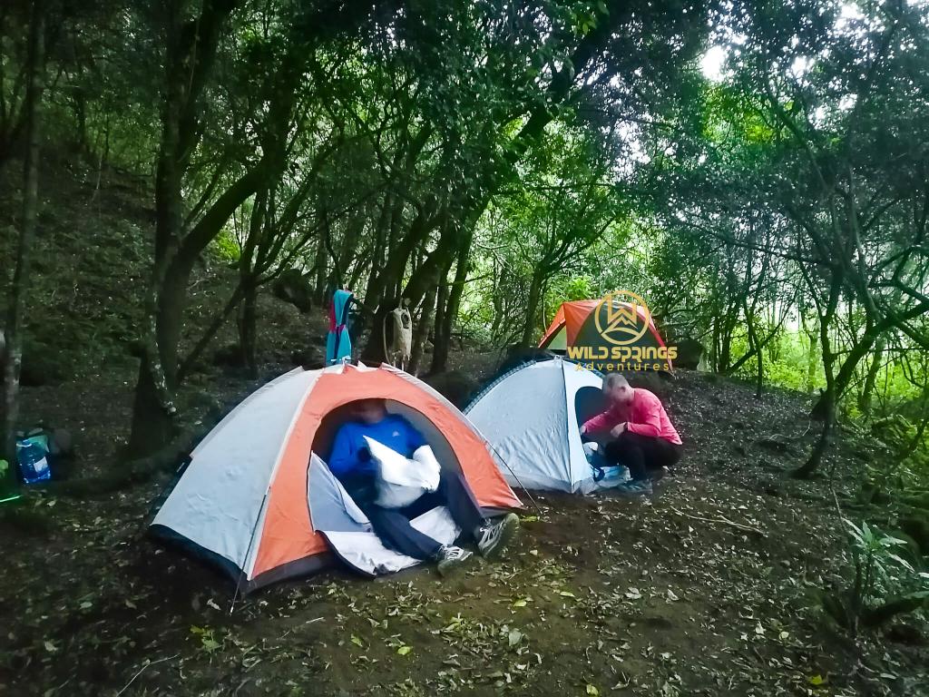 Mount Longonot Crater Camping